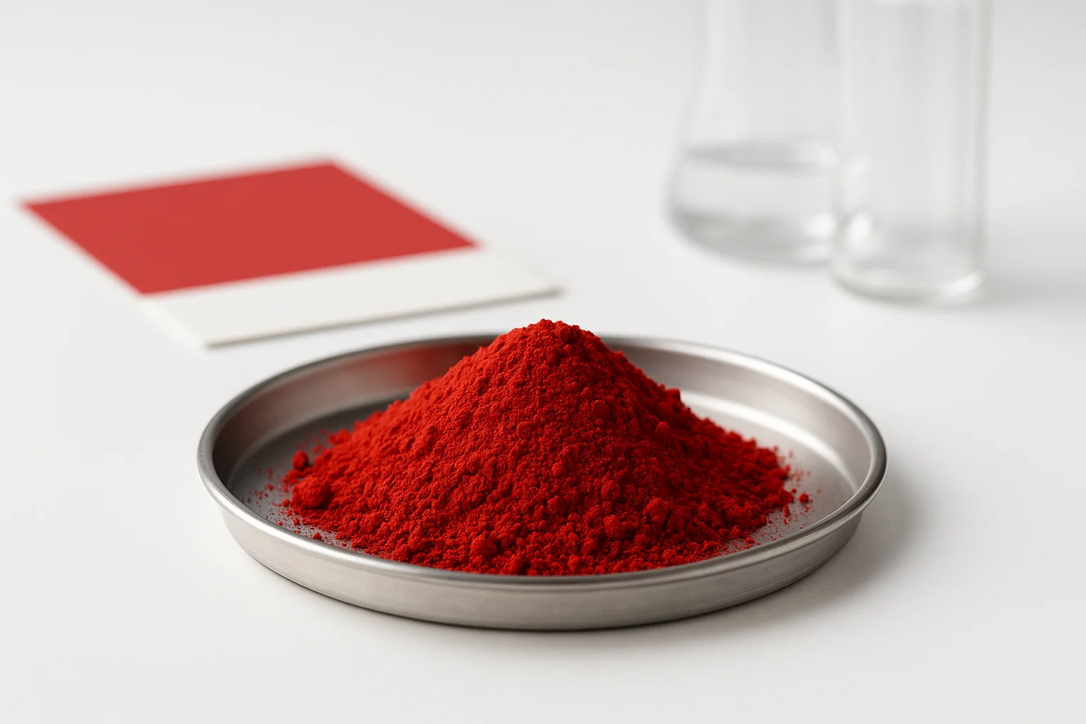 Pigment Red 170 (PR170) pigment powder for coatings, plastics, and printing ink qualification