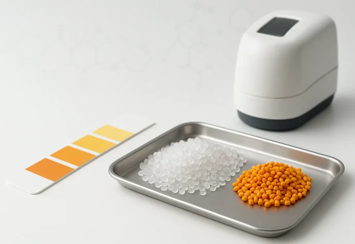 用于说明P.Y.191在塑料色母粒与聚合物体系中应用的实验室场景